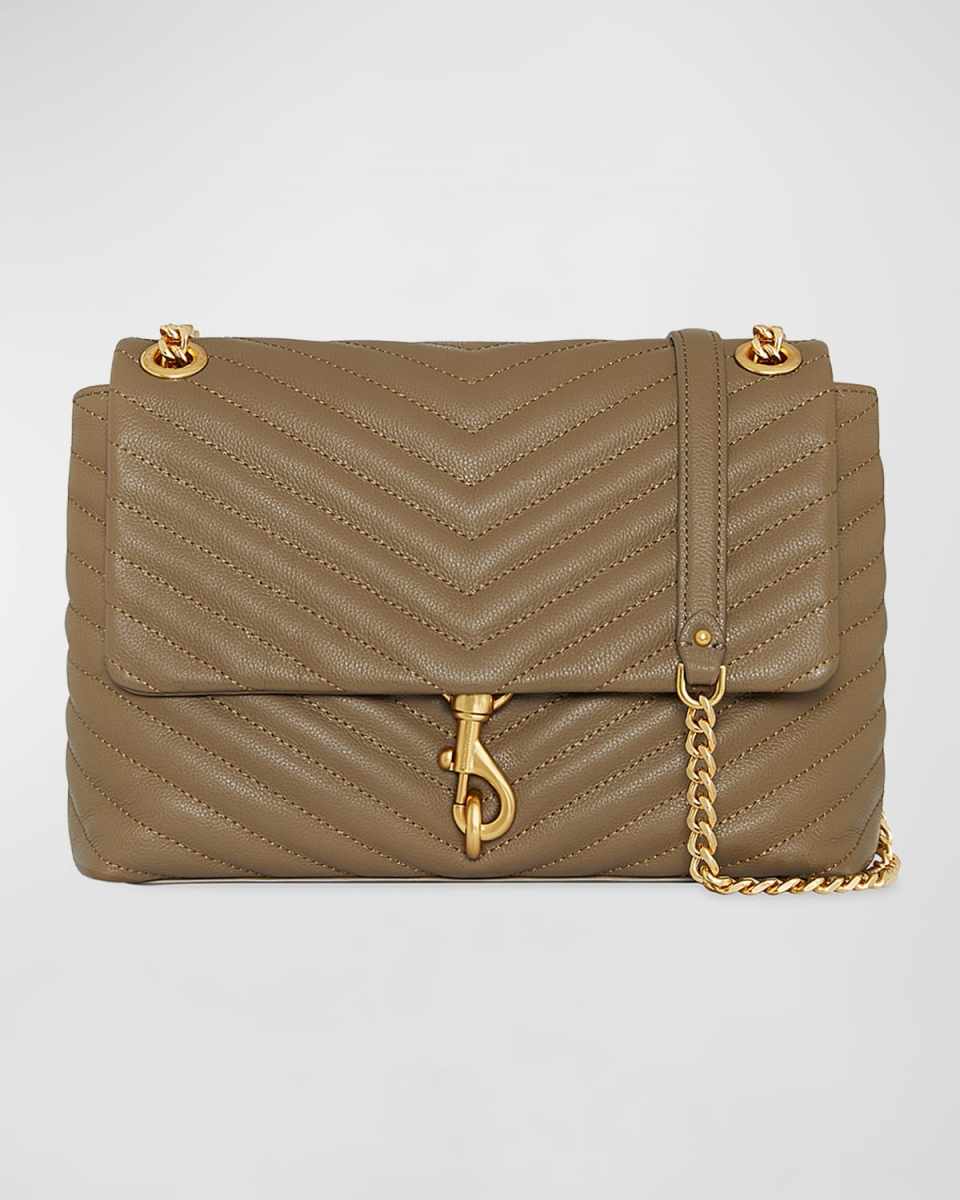 Edie Flap Quilted Leather Shoulder Bag